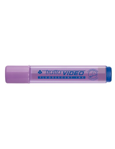 EVIDENZIATORE TRATTO VIDEO VIOLA F830210 TRATTO COLORE LIQUIDO