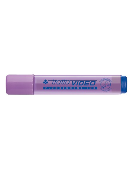 EVIDENZIATORE TRATTO VIDEO VIOLA F830210 TRATTO COLORE LIQUIDO