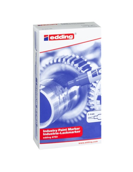 Marcatore speciale a vernice Edding 8750 NERO E-8750 NERO EDDING A VERNICE