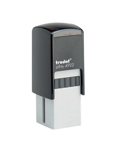 Timbro di testo quadrato 4922 nero 20x20mm 69666 trodat 69666. TRODAT TIMBRI AUTOINCHIOSTRANTI