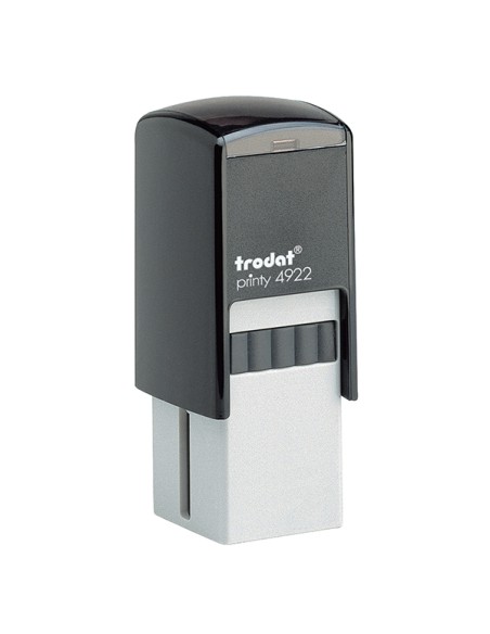 Timbro di testo quadrato 4922 nero 20x20mm 69666 trodat 69666. TRODAT TIMBRI AUTOINCHIOSTRANTI