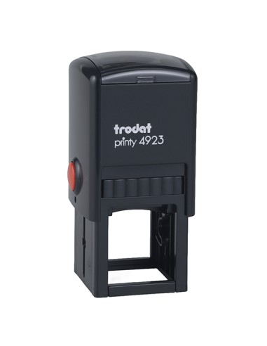Timbro di testo rettangolare/quadrato 4923 nero 30x30mm 69846 trodat 69846. TRODAT TIMBRI AUTOINCHIOSTRANTI