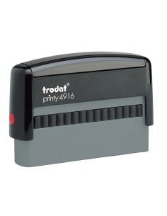Timbro di testo rettangolare 4916 nero 70x100mm 72642 trodat 72642 TRODAT TIMBRI AUTOINCHIOSTRANTI