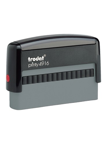 Timbro di testo rettangolare 4916 nero 70x100mm 72642 trodat 72642 TRODAT TIMBRI AUTOINCHIOSTRANTI