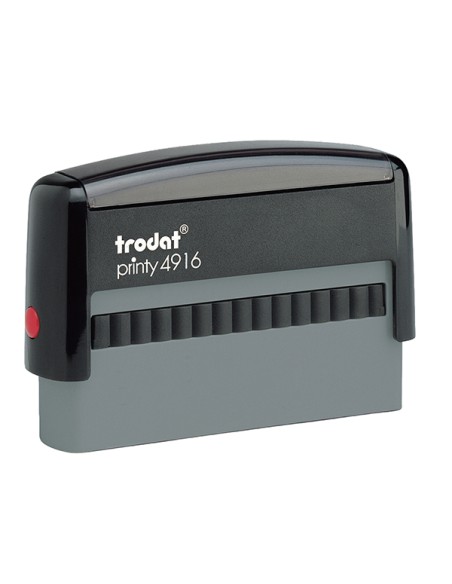 Timbro di testo rettangolare 4916 nero 70x100mm 72642 trodat 72642 TRODAT TIMBRI AUTOINCHIOSTRANTI