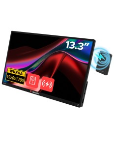 Monitor portatile 13.3" WUXGA Touch ALU con Wireless Power bank incluso 5000mAh_ 32087 VERBATIM MONITOR