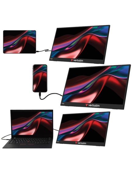 Monitor portatile 15.6" FHD LIGHT_Verbatim 32401 VERBATIM MONITOR