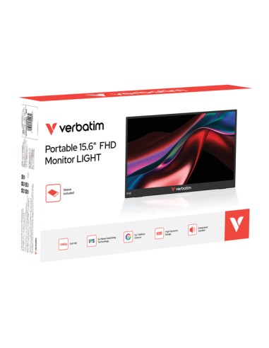 Monitor portatile 15.6" FHD LIGHT_Verbatim 32401 VERBATIM MONITOR