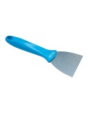 Raschietto con lama acciaio inox 7,5x2x24cm blu/grigio LF1122/BLU