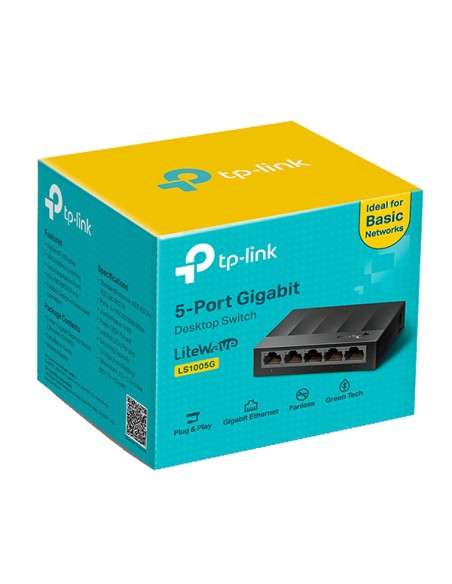 Switch Desktop 5 Porte 10/100/1000Mbps TP-LINK LS1005G TP-LINK SWITCH