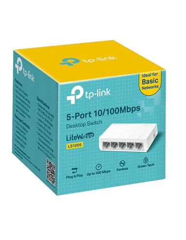 Switch Desktop 5 Porte 10/100Mbps TP-LINK LS1005 TP-LINK SWITCH