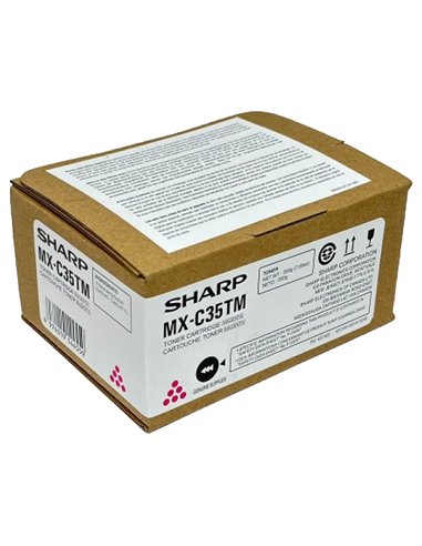 Sharp Toner Magenta MX-C35TB per MX-C407P MX-C35TM SHARP TONER FOTOCOPIATORI