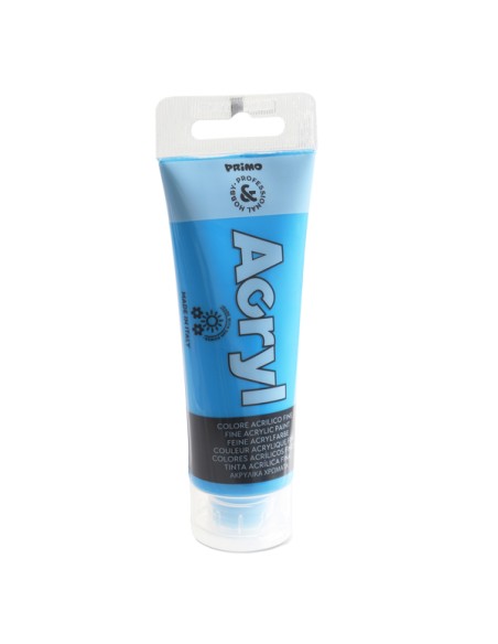 Colore Acryl fine tubo da 75ml ciano 501 Primo 420TA75501 PRIMO TEMPERE