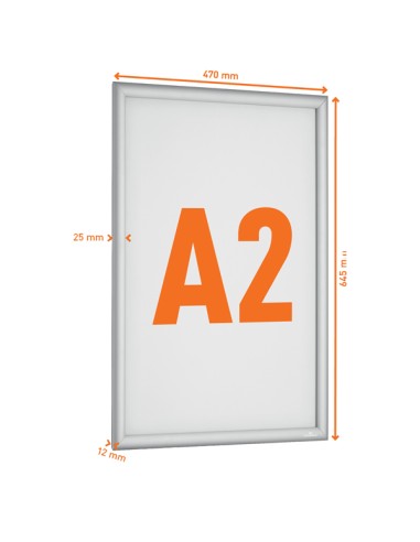 Cornice a scatto in alluminio Outdoor A2 Durable 5046-23 DURABLE SEGNALETICA