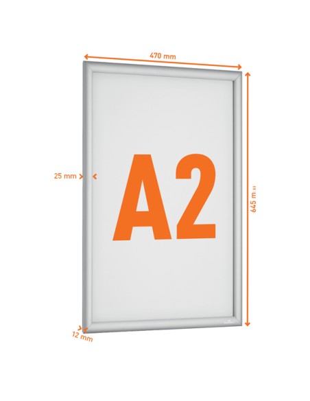 Cornice a scatto in alluminio Outdoor A2 Durable 5046-23 DURABLE SEGNALETICA