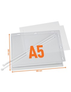 Busta impermeabile A5 con fascette Durable 5059-19 DURABLE BUSTE PER IDENTIFICAZIONE E LEGGII 2