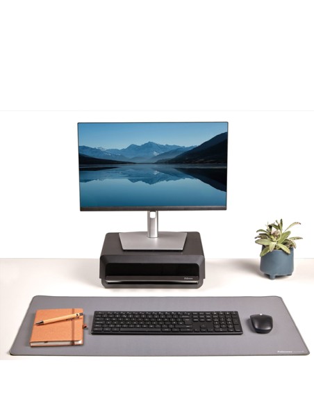 Sottomano da scrivania Breyta 40 x 80cm Grigio Fellowes 100139321