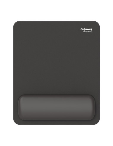 Mousepad Breyta con poggiapolsi con Microban Nero Fellowes 100142555