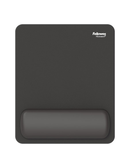 Mousepad Breyta con poggiapolsi con Microban Nero Fellowes 100142555