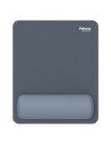 Mousepad Breyta con poggiapolsi con Microban Blu marino Fellowes 100142557