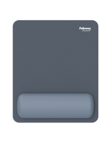 Mousepad Breyta con poggiapolsi con Microban Blu marino Fellowes 100142557