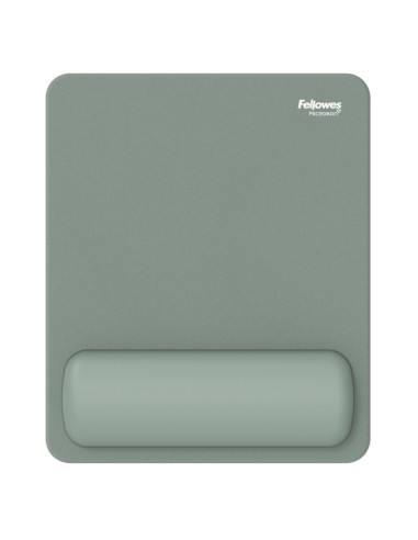 Mousepad Breyta con poggiapolsi con Microban Salvia Fellowes 100142558 FELLOWES MOUSEPAD E POGGIAPOLSI