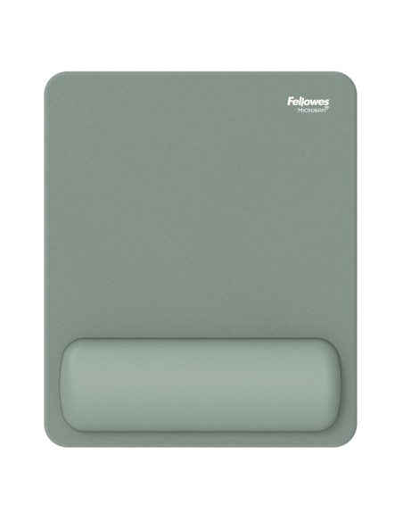 Mousepad Breyta con poggiapolsi con Microban Salvia Fellowes 100142558 FELLOWES MOUSEPAD E POGGIAPOLSI