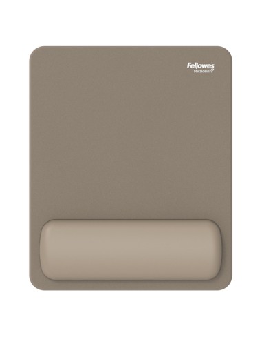 Mousepad Breyta con poggiapolsi con Microban Sabbia Fellowes 100142559
