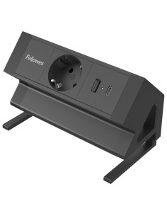 Power desk Type F Nero Fellowes 100137172