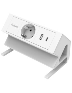 Power desk Type F Bianco Fellowes 100137173