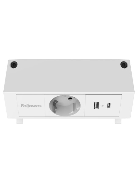 Power desk Type F Bianco Fellowes 100137173
