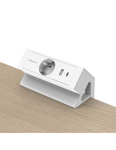 Power desk Type F Bianco Fellowes 100137173
