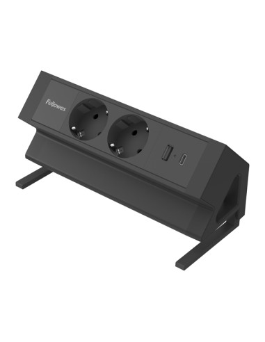 Power desk 2 Type F Nero Fellowes 100137182