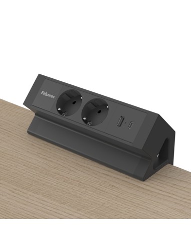 Power desk 2 Type F Nero Fellowes 100137182