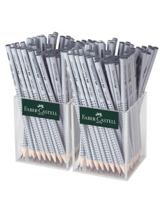 Expo 144 matite Grip grafite HB silver Faber Castell 117023
