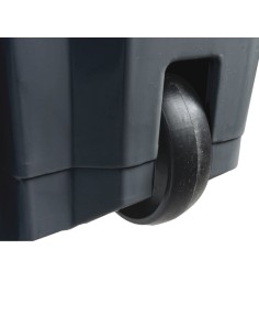Contenitore mobile a pedale in plastica riciclata Ecoconti 80lt grigio e grigio 912872 2