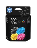 HP Confezione 2 Cartucce Nero e colore 302/304 B82L1AE