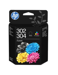 HP Confezione 2 Cartucce Nero e colore 302/304 B82L1AE