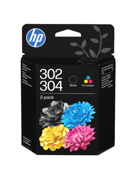 HP Confezione 2 Cartucce Nero e colore 302/304 B82L1AE