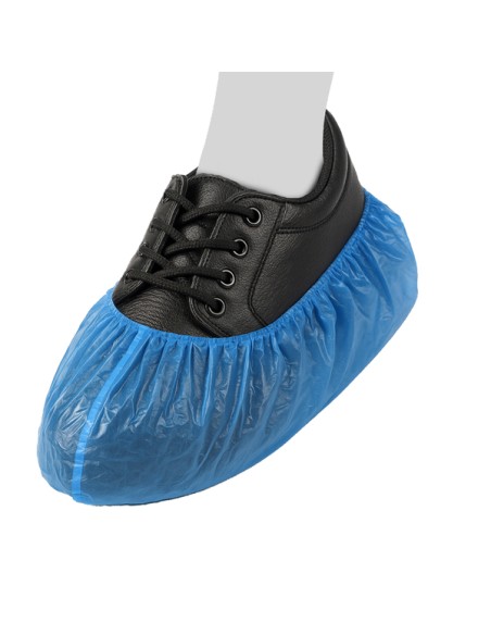 Conf 100 sovrascarpe monouso CPE taglia unica blu Reflexx SCM03/U Reflexx ABBIGLIAMENTO MONOUSO