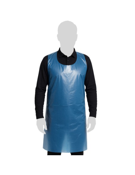 Conf 100 grembiuli Apron 20 in LDPE taglia unica azzurro Reflexx APB20/U Reflexx ABBIGLIAMENTO MONOUSO