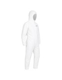 Tuta protezione chimica Cover 56 in PE/PLP taglia L bianco Reflexx CLW56/L