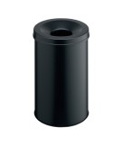 Cestino gettacarte tondo SAFE autoestinguente nero 60L Durable 3307-01