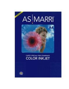 Carta fotografica inkjet A4 190gr 50Fg COLOR PHOTO SATINATA 8106 ASMarri 8106