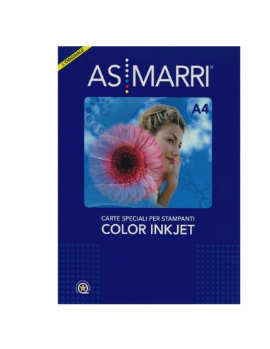 Carta fotografica inkjet A4 190gr 50Fg COLOR PHOTO SATINATA 8106 ASMarri 8106