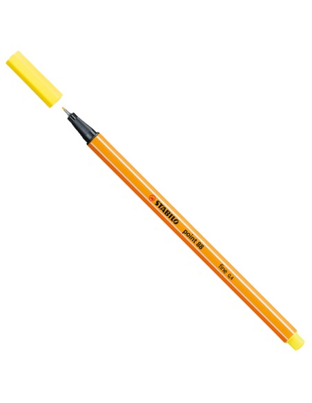 Pennarello Point 88 giallo limone 88/24 Stabilo 88/24