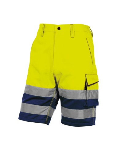 Bermuda da lavoro alta visibilitA' PHBE2 panostyle Tg. L giallo fluo PHBE2JMGT