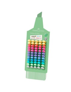 Expo 60 evidenzatori Textliner 46 colori pastello assortiti Faber Castell 254633