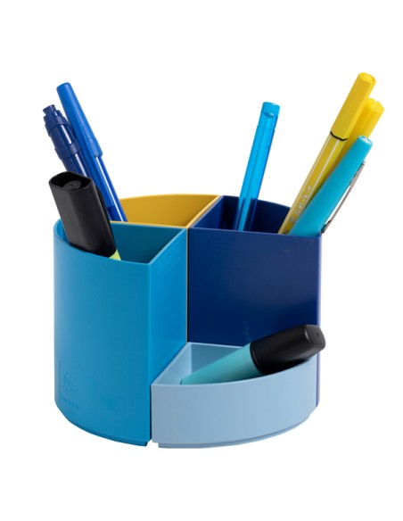 Portapenne modulare THE QUARTER multicolore Bee Blue Exacompta 68202D