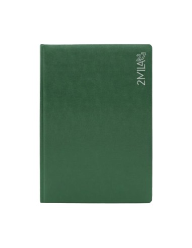 Agenda INTEMPO f.to A4 7190BO24 2 pagine per giorno copertina verde 7190BO24